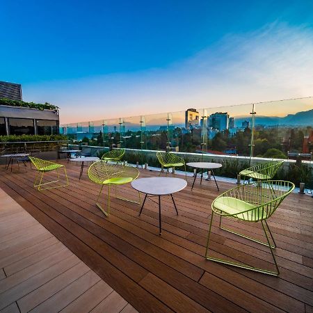 Galeria Plaza San Jeronimo Hotel Kota Meksiko Bagian luar foto Rooftop