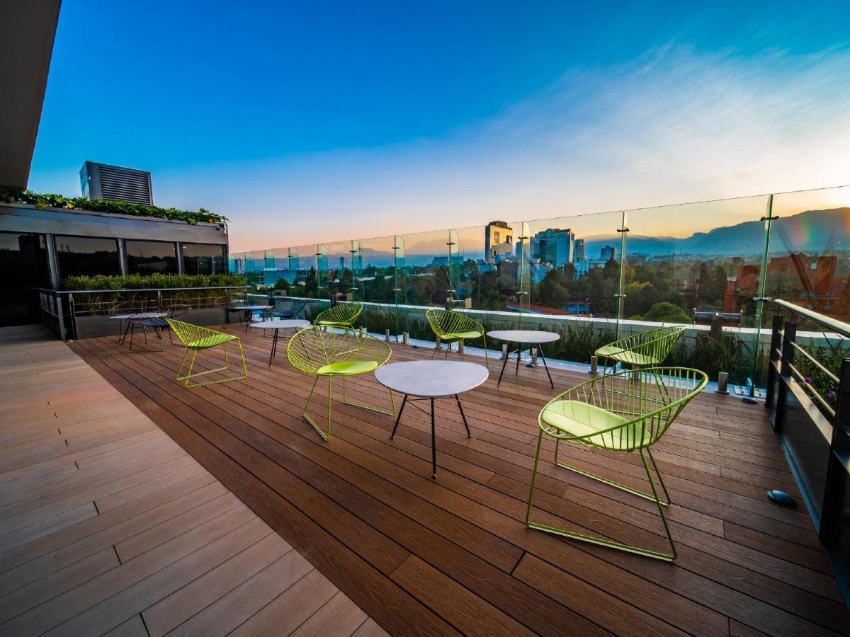 Galeria Plaza San Jeronimo Hotel Kota Meksiko Bagian luar foto Rooftop