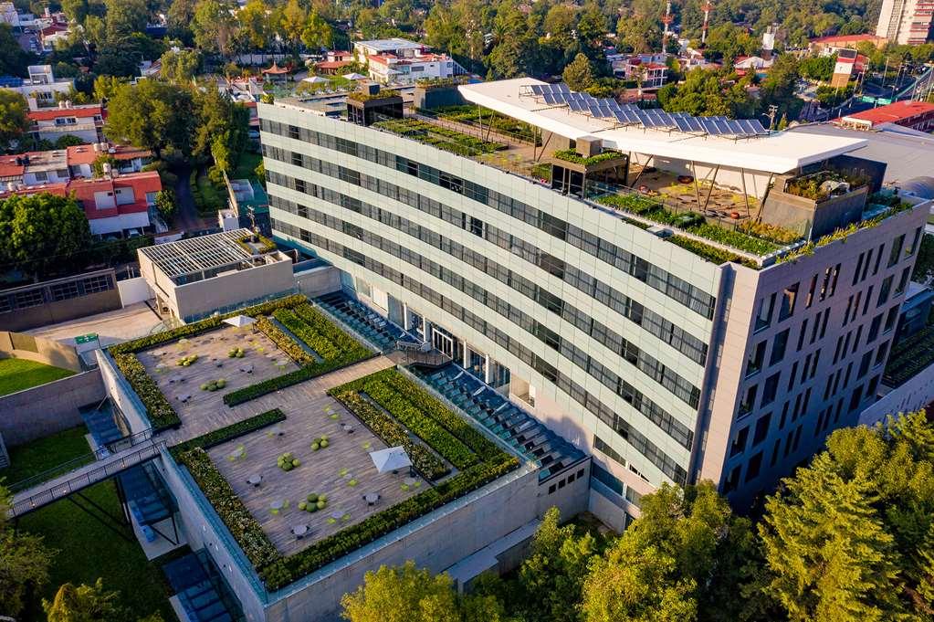 Galeria Plaza San Jeronimo Hotel Kota Meksiko Bagian luar foto Aerial view of the campus