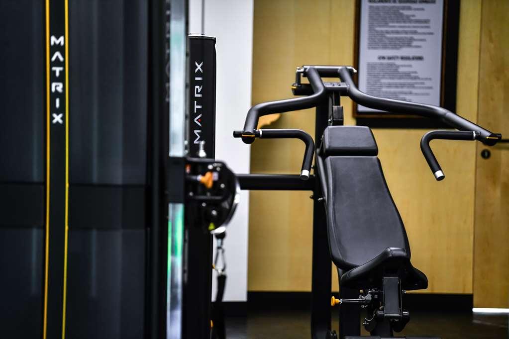 Galeria Plaza San Jeronimo Hotel Kota Meksiko Fasilitas foto A shoulder press machine