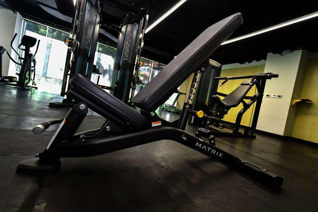 Galeria Plaza San Jeronimo Hotel Kota Meksiko Fasilitas foto A decline bench