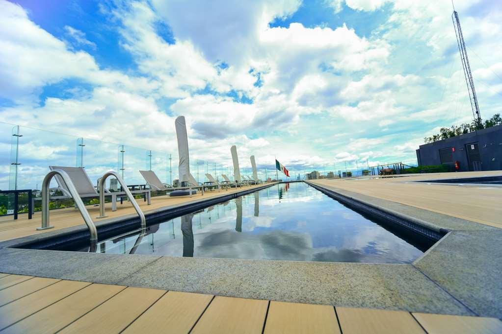 Galeria Plaza San Jeronimo Hotel Kota Meksiko Fasilitas foto The rooftop pool at the hotel